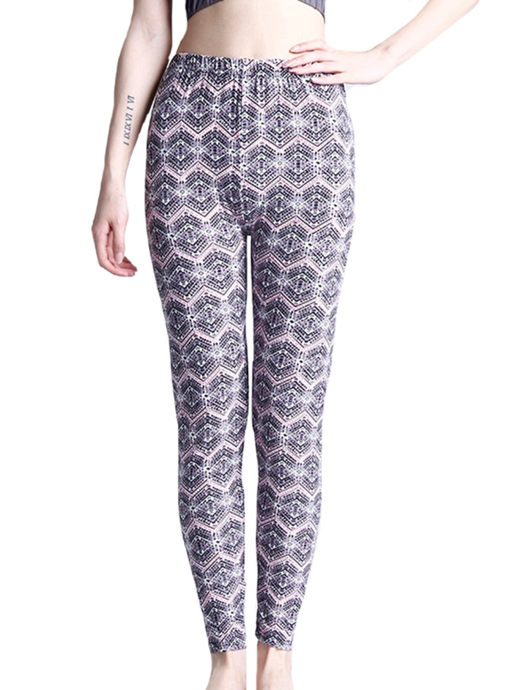 Casual Plaid Leggings