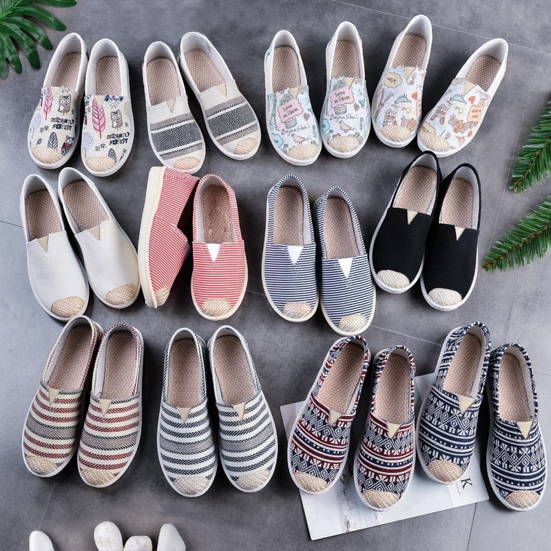 Breathable Soft Slip on Flats Shoes