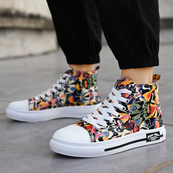 Super Cool Printed High Top Shoes
