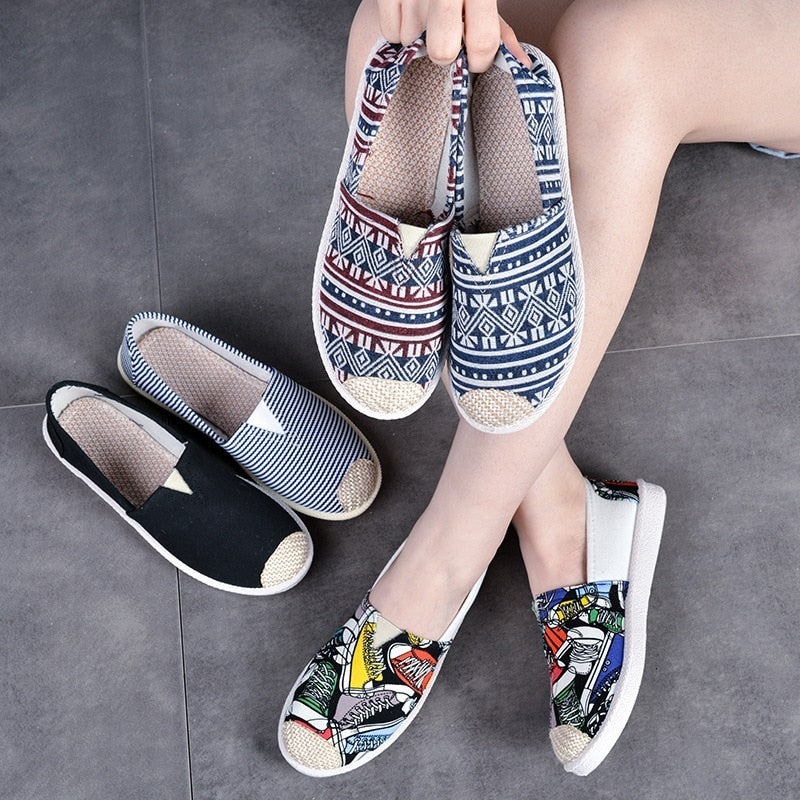 Breathable Soft Slip on Flats Shoes