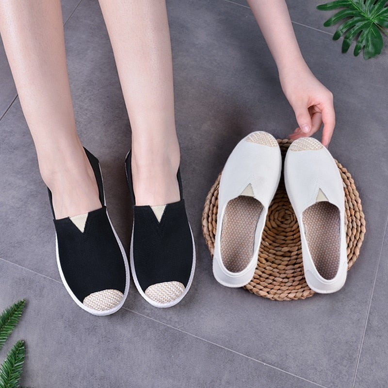 Breathable Soft Slip on Flats Shoes