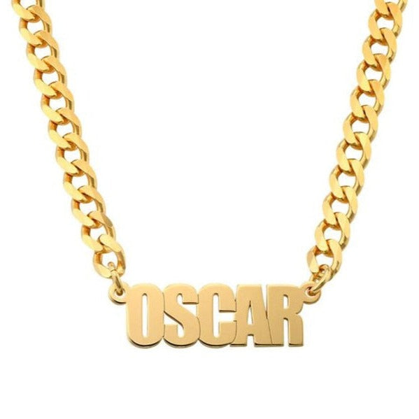 The Gold Rope Chain with Name