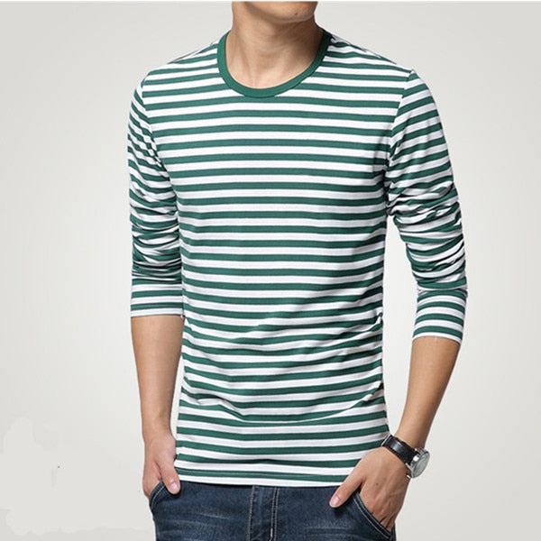 O-Neck Stripe T-shirt