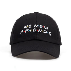 No New Friends Printed Snapback