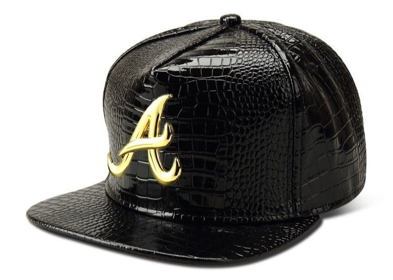 Crocodile Leather Cap